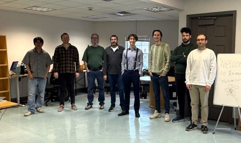 The full Barrett Solutions team in their 2,000 sq ft Main Street office